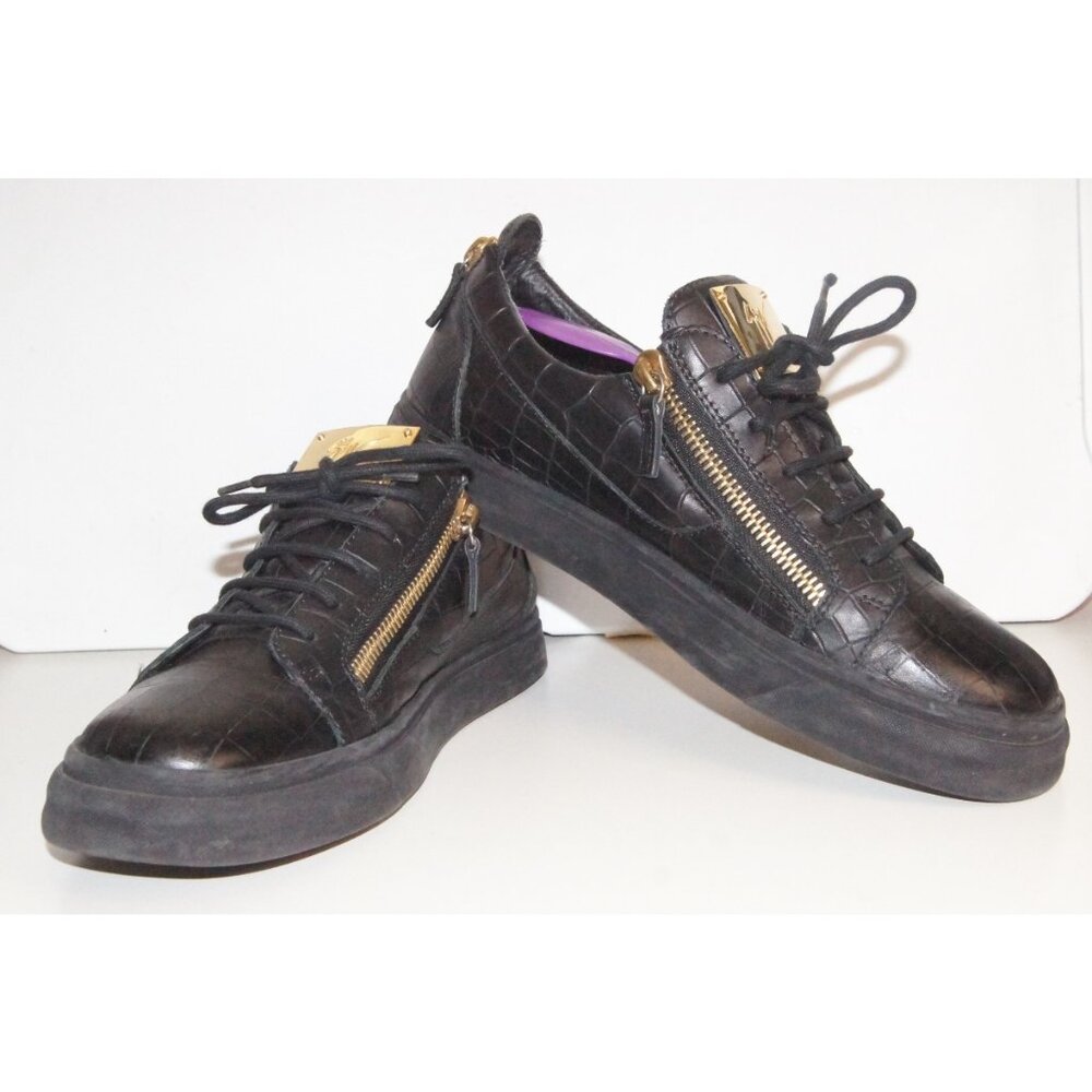 Giuseppe Zanotti Frankie crocodile-embossed sneakers